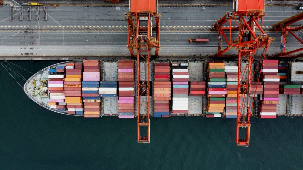 loading ship in hanger
