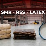 SMR, RSS and latex natural rubber in Hamiico's warehouse