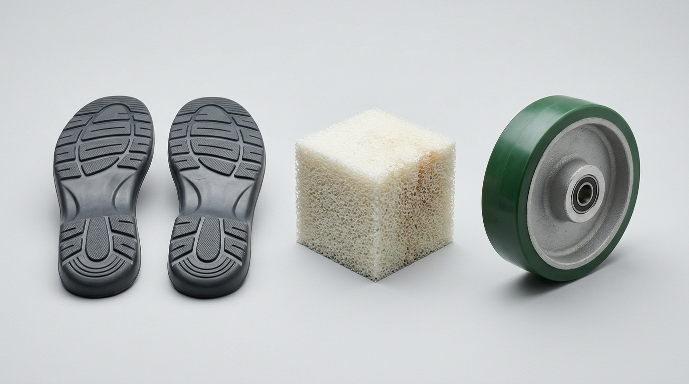 Polyurethane products made with adipic acid